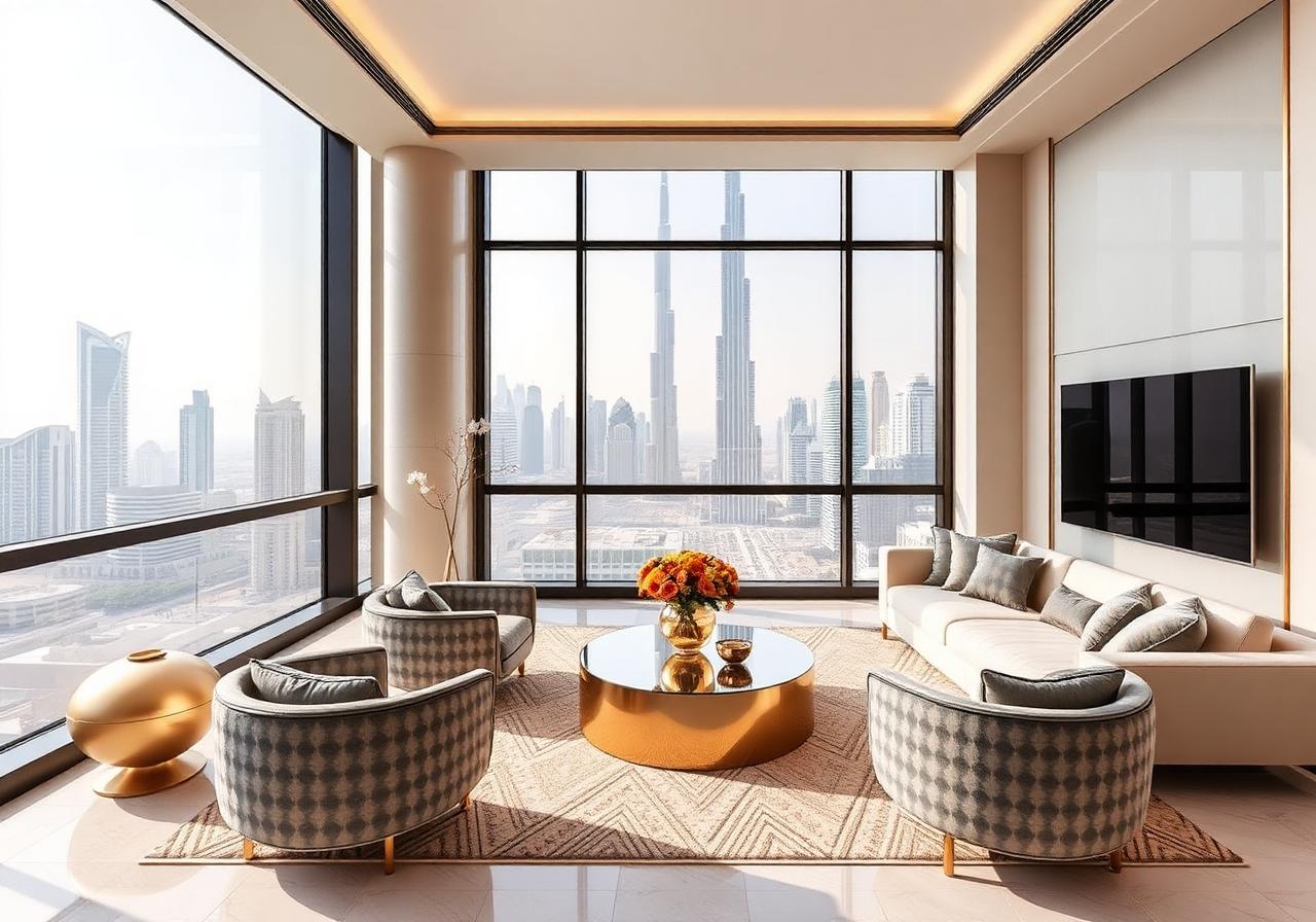Downtown Skyline Penthouse in Downtown Dubai